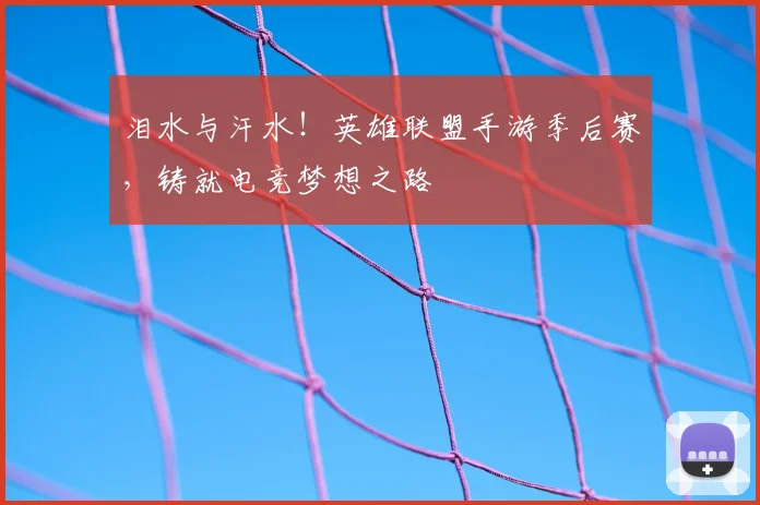 泪水与汗水！英雄联盟手游季后赛，铸就电竞梦想之路